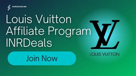 louis vuitton affiliate program inrdeals|louis vuitton affiliate program application.